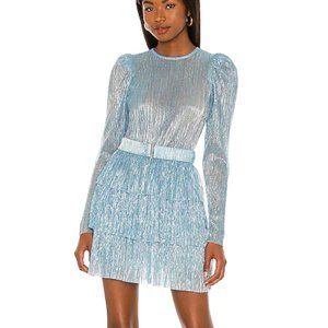 Sabina Musayev Monique Dress Blue Size XS